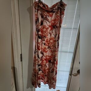 LuLaRoe Maxi Skirt in Red and Black